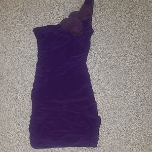 Bodycon mini dress.